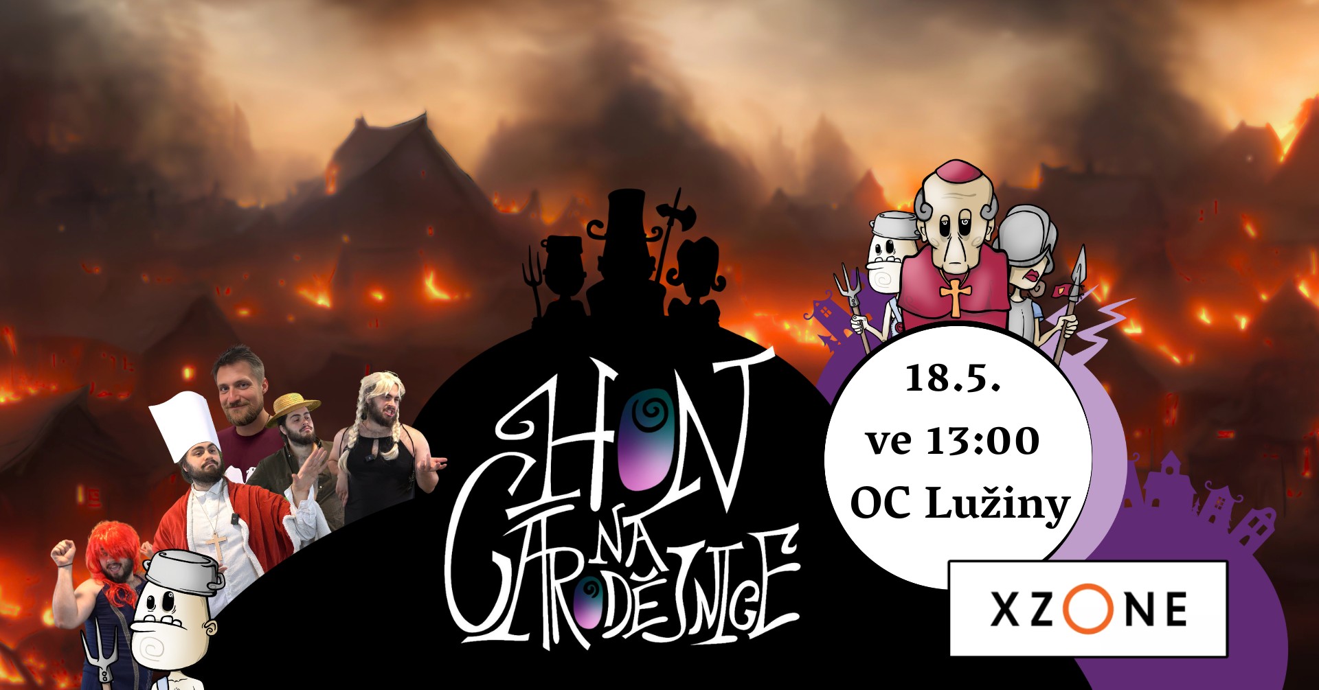 Hon na čarodějnice v XZONE!
